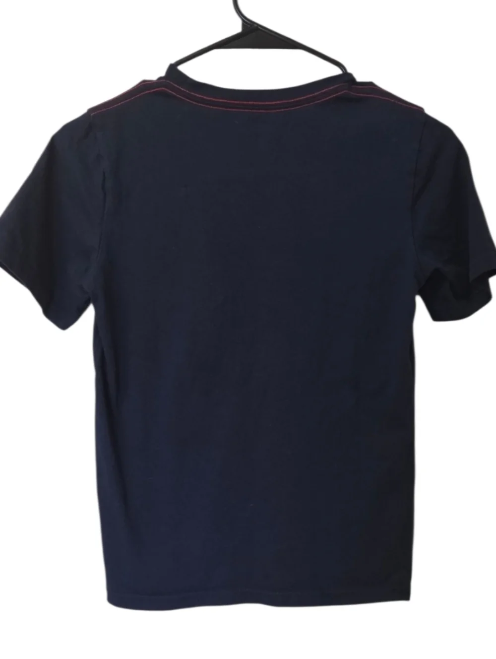 Gymboree Boys Size 8 Patriotic USA Flag Fireworks T-Shirt Navy Blue